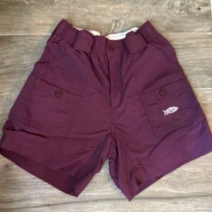 AFTCO burgundy/deep purple color shorts size 26